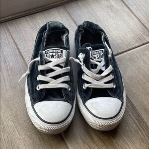 Converse Black and White Canvas Sneakers